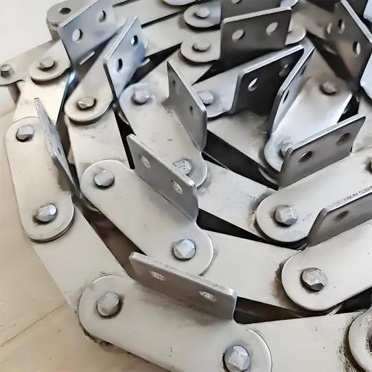 Precision steel-plate chains